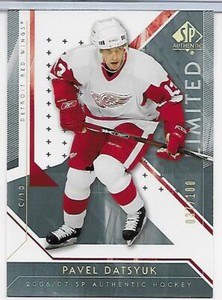 2006-07 SP Authentic Limited, Pavel Datsyuk, #67, SP 037/100