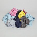 10 KG Coloured T Shirt Cleaning Cloth, Garage Workshop Wiper Cleaning Bag of Rag