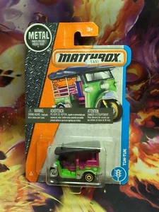 2017 Matchbox TUK TUK Taxi Cab New NM Rare Hard to Find - Picture 1 of 4