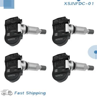 4pcs NEW Tire Pressure Sensor For 2008-2012 Chrysler Town Country 56029527AA A Foto 1 de 4