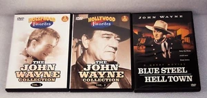 JOHN WAYNE Collection Vol. 1 & 2 HELL TOWN Steel Blue + B&W FS 8 Movies 3 DVDs - Imagen 1 de 5