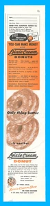 Dixie Cream Donuts dessert franchise opportunity vintage print ad 1957 - Picture 1 of 3