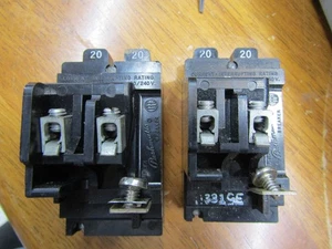 3-Pushmatic Bulldog ITE 20 Amp 20A  Twin Tandem  P2020 Circuit Breakers - Picture 1 of 2