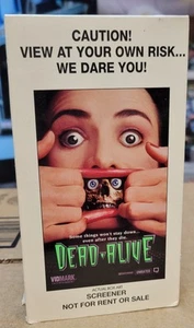 Dead Alive (VHS, 1993) RARE Screener Promo Peter Jackson - Picture 1 of 13