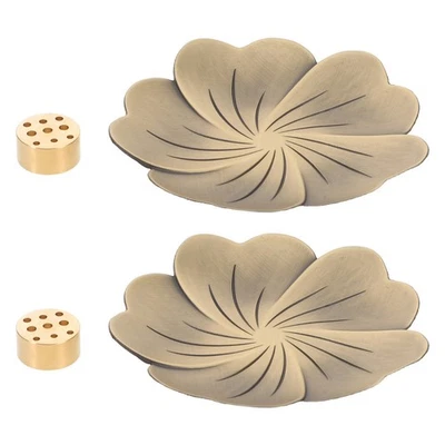  2 Pcs Porta Incenso Titolare Del Cono Di Accessori Per Meditazione - Immagine 1 di 4