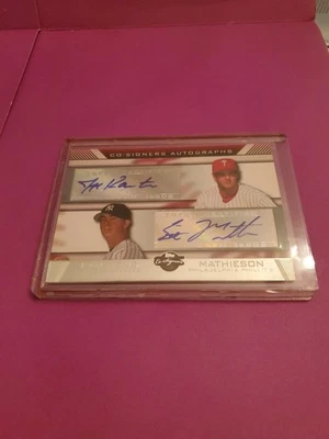 2007 Topps Co Signers #CS-KMA Karstens/Mathieson Autograph NM-MT AU - Image 1 of 4