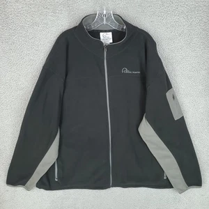 Ducks Unlimited Pullover Herren 2xl schwarz grau Fleece Full Zip Langarm Taschen - Bild 1 von 10