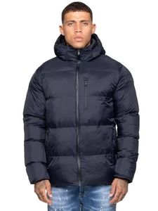 Kruze Herren Puffer Jacke Wasserdicht Weich Winter Warm Freizeit Kapuzenjacke - Picture 1 of 28