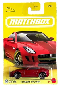 '15 Jaguar F-Type Coupe Red Matchbox 2025 02/05 1:64 - Picture 1 of 2