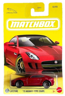 '15 Jaguar F-Type Coupe Red Matchbox 2025 02/05 1:64 - Image 1 of 2