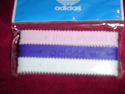 Adidas YOUTH Bailarina Identificación Pulseras Pulseras Rosa Púrpura Blanco 3 paquete ¡Nuevo! Foto 1 de 2
