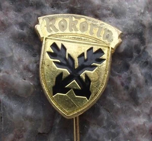 Kokorin Czechoslovakia Town Heraldic Crest Official Coat Arms Shield Pin Badge - Picture 1 of 5