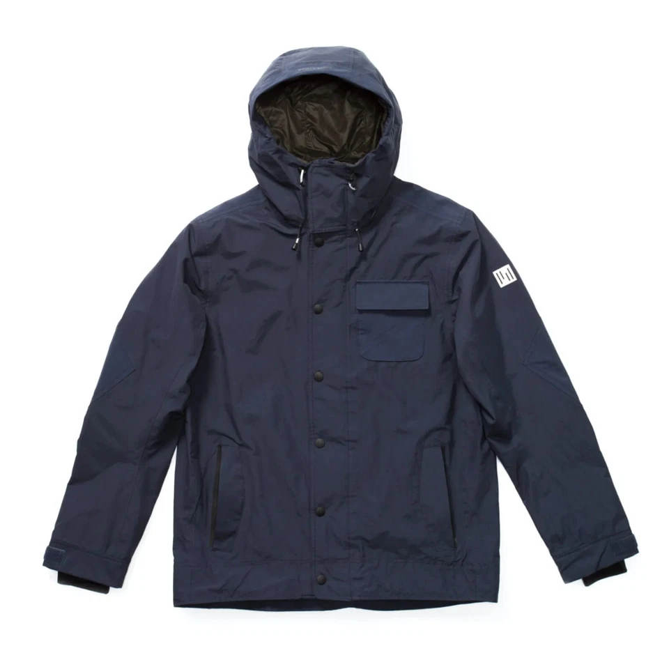 Chaqueta de nieve HOLDEN con capucha DECK para hombre - azul marino - grande - nueva con etiquetas Foto 1 de 4