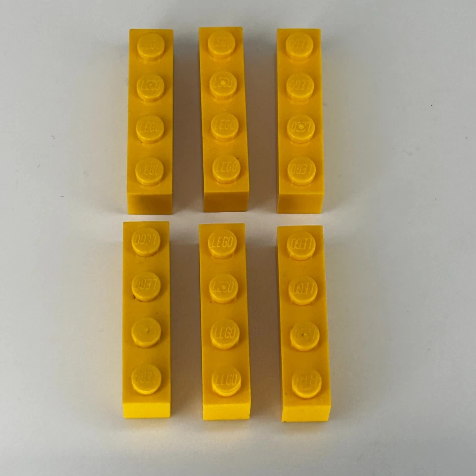 LEGO® Parts 3010 (6pcs) Brick 1 x 4 Choose Color - Image 1 of 1