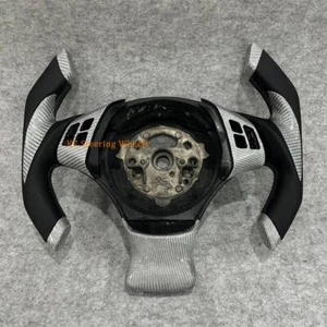 Silvery Carbon fiber Leather Steering Wheel For BMW 2010 e90 335i xdrive - Picture 1 of 4