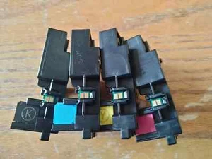 lot of 4 Genuine Used Chip for HP 206A black , magenta, yellow, cyan toner - Picture 1 of 1