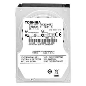 Toshiba MK5076GSX 500GB 8Mb Cache 5400Rpm Sata II 2,5" Zoll - Bild 1 von 5