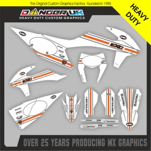 KTM 125 250 350 450 500 EXC EXC-F 2020 2021 2022 2023 MOTOCROSS GRAPHICS DECALS - Picture 1 of 1