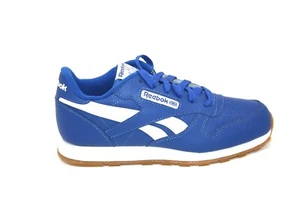 REEBOK CLASSIC LEATHER JUNIOR FX9647 HUMBLE BLUE/WHITE SNEAKER GRADE SCHOOL - Picture 1 of 9