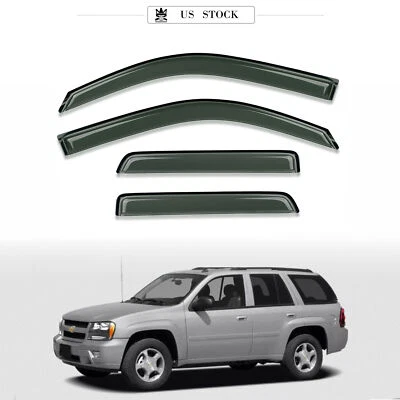 Se adapta a viseras de ventana Trailblazer/Envoy 2002-2009 protector de lluvia para sol Foto 1 de 4