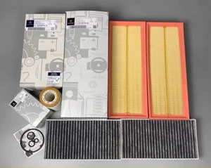 Genuine OEM Mercedes Benz Air Oil Cabin Fuel Filter Service Kit (3 Pieces) - Picture 1 of 5