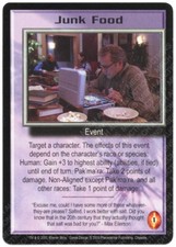 Babylon 5 CCG Crusade Promo Card Junk Food M/NM Mint/Near Mint