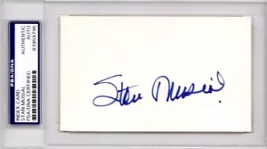 Stan Musial Signed St. Louis Cardinals 3x5 inch Index Card - Died 2013 * PSA/DNA - Picture 1 of 1