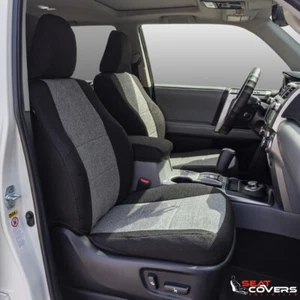 CUSTOM FIT TWEED SEAT COVERS for the 2015-2020 Ford F-150 Crew Full Set - Picture 1 of 3