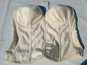 Sujetador Bustier Empire Intimates Años 80/90 Vintage Corsé Sin Tirantes Talla 38D - Imagen 1 de 5