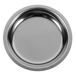 1Pc Tea Bag Coaster Stainless Steel Round Saucer Used Tea Bag Dish Holder UK - Picture 1 of 12
