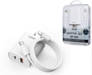 Remax Jane Series 18W PD+QC Fast Charging Set RP-U54 - Picture 1 of 2