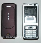 Genuine Nokia N73 Silver & Plum Housing Keypad & Battery Cover Grade A Condition