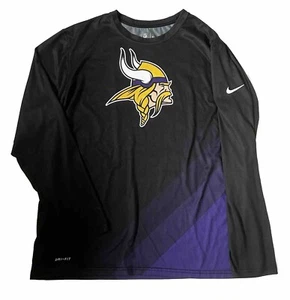 Nike Minnesota Vikings Men's XL Stadium Touch Dri-FIT Long Sleeve Athletic Cut - Picture 1 of 8