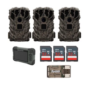 Stealth Cam Browtine 14MP 3 Pack with SD Card Reader Viewer Memory Card Reader - Picture 1 of 8