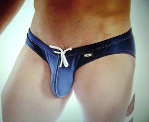 RARE N2N NS22 NAVY SEAL'S DEEP POUCH, BIKINI IN LG , NAVY BLUE IN COLOR - Picture 1 of 4