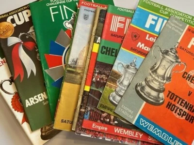 FA CUP FINAL PROGRAMMES 1967 to 1984 YOU CHOOSE - UPDATED - Image 1 of 4