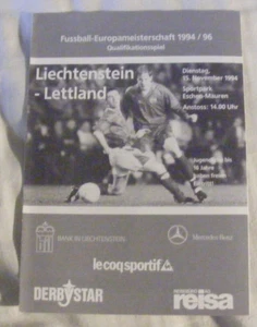 2005  LIECHTENSTEIN v LATVIA  qualification WC 2006 - Picture 1 of 1