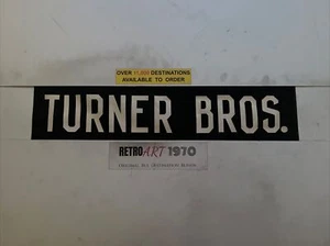 Turner Brothers Factory - Manchester Swinton Bus Destination Blind 1960’s 29” - Picture 1 of 12