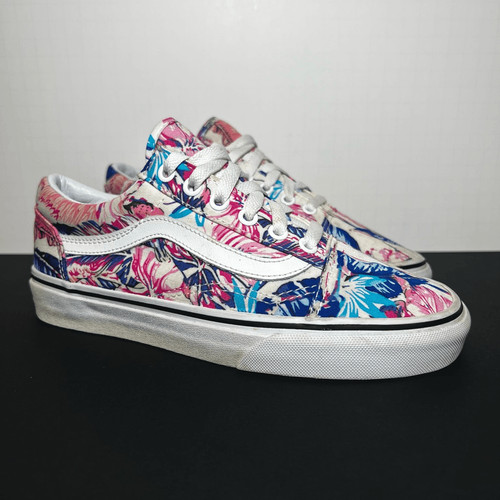 Sneakers basse da donna VANS Oldol Skoola stampale florealee t aglia tag