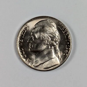 1940 D Jefferson Nickel Full Steps Choice UNC - Picture 1 of 3