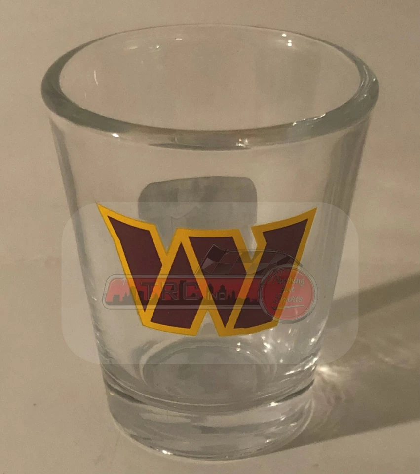 Washington Commanders Memory Company NFL 2 oz vidro transparente FRETE GRÁTIS - Imagem 1 de 1