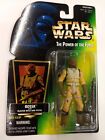 Star Wars Bossk Action Figure Kenner Blaster New Power Of The Force Green Card
