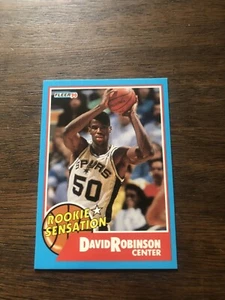 1990-91 Fleer #1 Rookie Sensation David Robinson Admiral Mint Pack Fresh HOF ROY - Picture 1 of 6