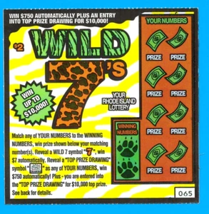 2003 R.I. Lottery scratch ticket expired MINT unscratched - Picture 1 of 2
