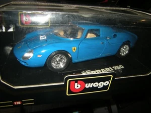 1:18 Bburago Ferrari 250 Le Mans 1965 "COLOR RARO" azul/azul en embalaje original - Imagen 1 de 2