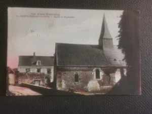 CPA 72 SAINT-LEONARD-DES-BOIS - Eglise et Presbytère - Imagen 1 de 2