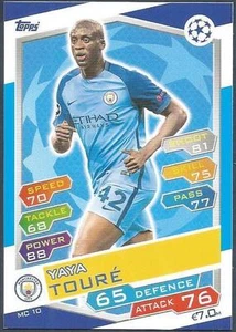 TOPPS MATCH ATTAX CHAMPIONS LEAGUE 2016-17 #MC10-MANCHESTER CITY-YAYA TOUR - Imagen 1 de 1