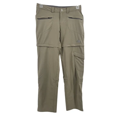 The North Face Nylon Cargo Convertible Tab Up Hiking Pants Womens 6 32 inseam - Image 1 of 4