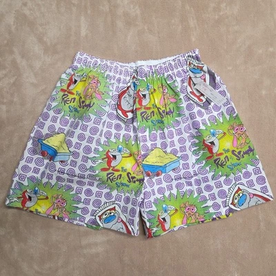Calzoncillos boxer vintage The Ren & Stimpy Show etiquetas nuevas con etiquetas talla: 36 Nickelodeon Foto 1 de 4