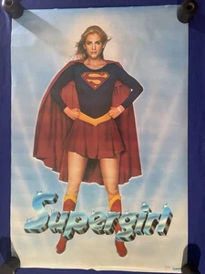 Vintage 1984 DC COMIC Supergirl (Helen Slater) Film Starmaker Poster 22 x 32 Zoll - Bild 1 von 4